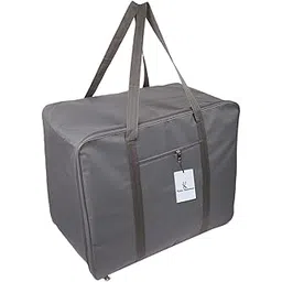 Kuber Industries Faux Leather 20 Cms Duffle Bag(CTKTC34727_Grey)-picture-52