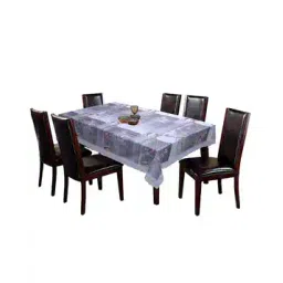 kuber industries Floral Print Dining Table Cover 88" x 59"-picture-17