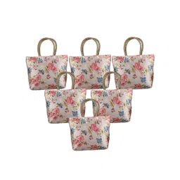 Kuber Industries Floral Structured Shoulder Bag with Cut Work-picture-29