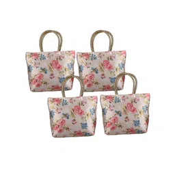 Kuber Industries Floral Textured Structured Shoulder Bag with Cut Work-picture-12