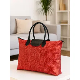 Kuber Industries Geometric Printed Waterproof & Foldable Structured Shoulder Bag-picture-29