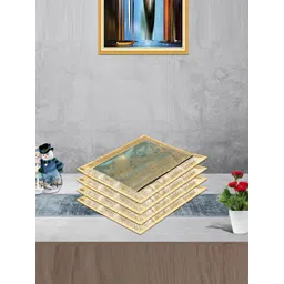 Kuber Industries Gold Toned 9 Pieces Self Design Fabric Cloth Organisers-image-21