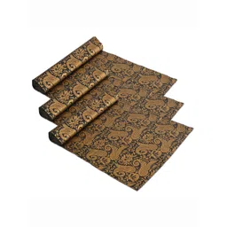 Kuber Industries Gold-Toned & Black 3Pieces Printed Water Resistant Shelf Liner Organisers-image-11