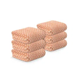 Kuber Industries Gold-Toned & White 6 Pieces Printed Microfiber 280 GSM Bath Towels-picture-20