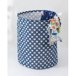 kuber industries Graphic Print Cylindrical Laundry Basket-picture-15