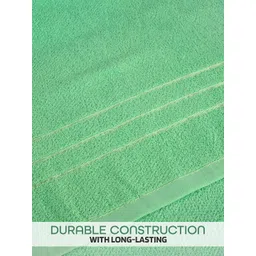 Kuber Industries Green 3 Pieces Striped Cotton 150 GSM Bath Towel image 3