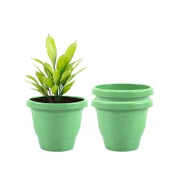 Kuber Industries Green 3 Pieces Versatile & Sturdy Flower Planters-picture-13