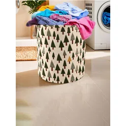 Kuber Industries Green & Beige 3 Pieces Printed Laundry Bags 60 L Each-picture-18