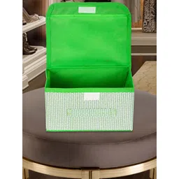 Kuber Industries Green & Grey 2-Pieces Self Design Foldable Drawer Organisers-picture-35