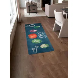 Kuber Industries Green Floral Printed Bed Side Runner image 5