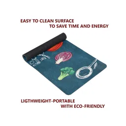 Kuber Industries Green Floral Printed Bed Side Runner image 4