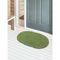 Kuber Industries Green Oval DoorMat-image-40