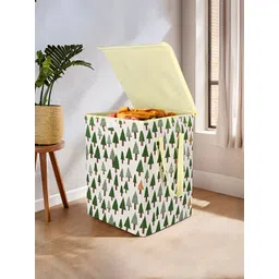 Kuber Industries Green Tree Printed Foldable LaundryBag75L-picture-13