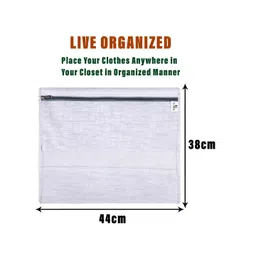 Kuber Industries Grey 25 Pieces Reusable Saree Organisers image 4