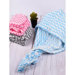 Kuber Industries Grey 3 Pieces Hair Wrapper 380 GSM-picture-41