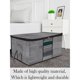 Kuber Industries Grey 3 Pieces Printed  Underbed Storage Bag-picture-39