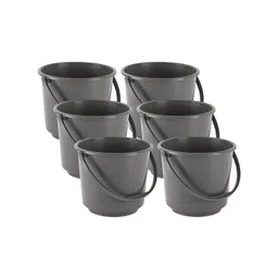 Kuber Industries Grey 6 Pieces Mopping Buckets 5 L Each-picture-22