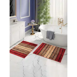 Kuber Industries Grey & Black 4 Pieces Microfiber Anti-Slip Doormats-picture-11