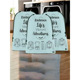 Kuber Industries Grey & Black Pack of 3 Printed Cloth Storage Bag for Travel-picture-21