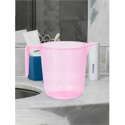 Kuber Industries Grey & Pink 4 Pieces Bath Mugs Set 1.1L each-picture-39