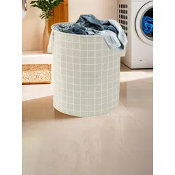 Kuber Industries Grey & White 4 Pieces Printed Cotton Laundry Bag 60 l-picture-41