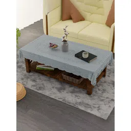 Kuber Industries Grey Floral Printed Cotton 4-Seater Table Cover-picture-18