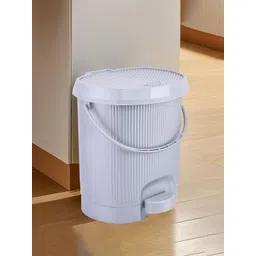Kuber Industries Grey Pedal Dustbin10L-picture-24
