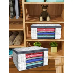 Kuber Industries Grey Set of 6 Regular Drawer Organiser Organisers-picture-16