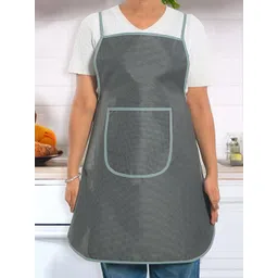 Kuber Industries Grey Waterproof Apron With Center Pocket-picture-29