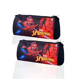 Kuber Industries Kids Pack Of 2 Marvel Spider-Man Printed Pencil Pouches-picture-26