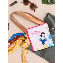 Kuber Industries Kids Pack Of 24 Disney Princess Printed Pure Cotton Handkerchieves image 1