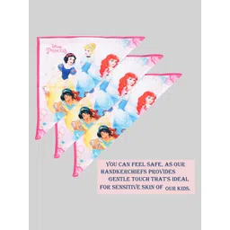 Kuber Industries Kids Pack Of 24 Disney Princess Printed Pure Cotton Handkerchieves image 3