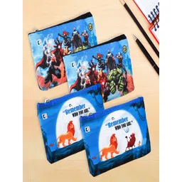 Kuber Industries Kids Pack Of 4 Avengers Pencil Pouch-picture-33