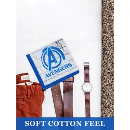 Kuber Industries Kids Pack Of 6 Avengers Printed Cotton Handkerchiefs-picture-39