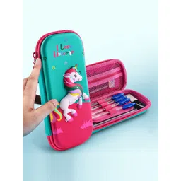 Kuber Industries Kids Unicorn Self Design Waterproof 3D Pencil Box-picture-12