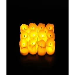 Kuber Industries LED Candles for Home Decoration |Battey Operated |Flameless Yellow Light |Safe & Easy|Pack of 12-picture-27