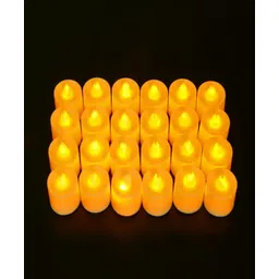 Kuber Industries LED Candles for Home Decoration |Battey Operated|Flameless|Safe & Easy to Maintain|Pack of 24 (White)-picture-10