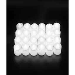 Kuber Industries LED Tea Light Candles for Home Decor |Battey Operated |Flameless Yellow Light|White|Pack of 24-picture-13