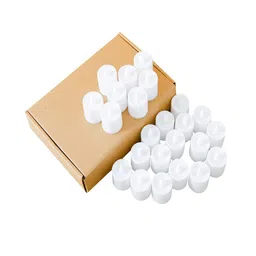 Kuber Industries LED Tea Light Candles for Home Decor|Battey Operated |Flameless ( Candle with Blue) Pack of 24 image 2