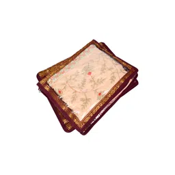 Kuber Industries Maroon & Gold toned 2 Pcs Reusable Drawer Organiser Organisers-picture-23