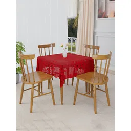 Kuber Industries Maroon Floral Cotton 4-Seater Table Cover-picture-41