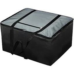 Kuber Industries Medium Size Travel Duffle Bag|Underbed Storage Bag|Blanket Cover|Clothes Bags (Grey & Black)-picture-11