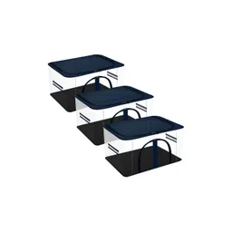 Kuber Industries Navy Blue 3 Pcs Regular Cloth Storage Organiser-picture-33