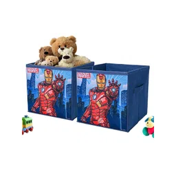 Kuber Industries Navy Blue & Red 2 Pcs Marvel Ironman Multi-Utility Organisers-picture-22