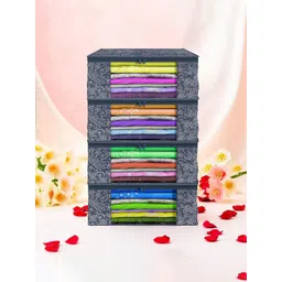 Kuber Industries Navy Blue Set of 4 Regular Drawer Organiser Organisers-picture-25