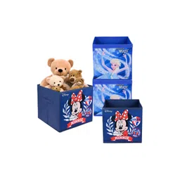 Kuber Industries Navy Blue Set of 4 Regular Multi-Utility Organisers-picture-15