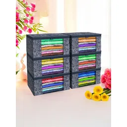 Kuber Industries Navy Blue Set of 6 Regular Drawer Organiser Organisers-picture-24