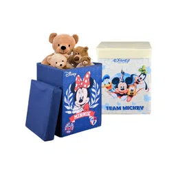 Kuber Industries Pack of 2 Disney Storage Box with Lid & Handles-picture-27