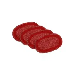 kuber industries Pack of 4 Oval Anti-Skid Door Mats-picture-29