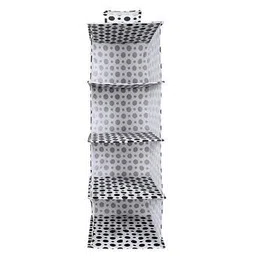 kuber industries Pack of 4 Polka-dot Print Closet Hanging-picture-14